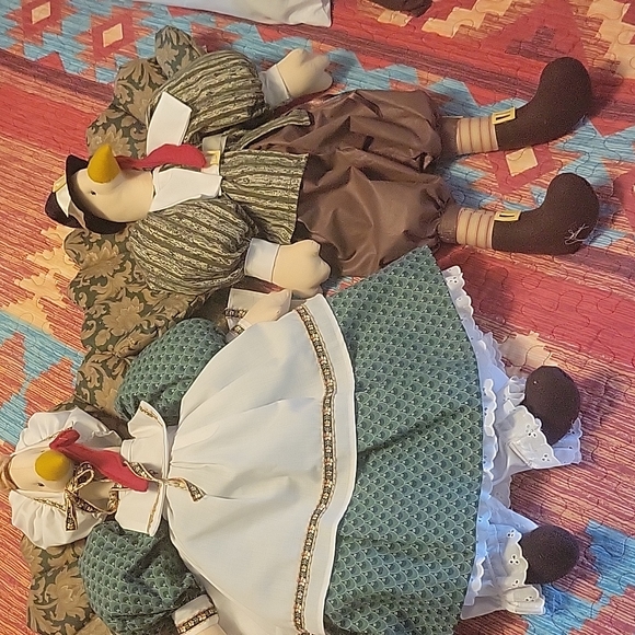 Thanksgiving Hand-sewn Turkey couple - Picture 11 of 11